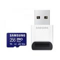 Samsung PRO Plus microSD-kort 256 GB + USB-kortläsare (2023) MB-MD256SB/WW - 256 GB