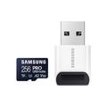 Samsung Pro Ultimate MicroSDXC-minneskort med kortläsare MB-MY256SB/WW - 256 GB