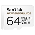 SanDisk High Endurance Micro SD-kort - SDSQQNR-064G-GN6IA - 64GB