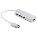 Sandberg 333-88 USB 3.0 Hub - Windows, MacOS - Silver