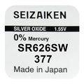 Seizaiken 377 SR626SW Silveroxidbatteri - 1.55V