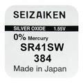 Seizaiken 384 SR41SW Silveroxidbatteri - 1.55V