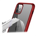 Shine&Protect 360 iPhone 11 Pro Max Hybrid Skal - Röd / Klar