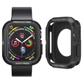 Stöttåligt Apple Watch Series 7/SE/6/5/4 TPU-skal - 40mm/41mm - Svart