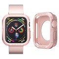 Stöttåligt Apple Watch Series 7/SE/6/5/4 TPU-skal - 44mm/45mm - Rosa