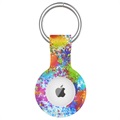 Apple AirTag Silikonskal med Nyckelring - Färgrik