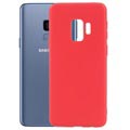 Samsung Galaxy S9 Flexibelt Matt Silikonskal - Röd