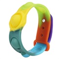 Silikon Pop It Armband till Barn och Vuxna - Färgrik
