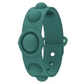 Silikon Pop It Armband till Barn och Vuxna - Grön
