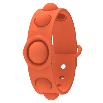 Silikon Pop It Armband till Barn och Vuxna - Orange