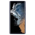 Silky Samsung Galaxy S22 Ultra 5G Silikonskal - Mörkblå