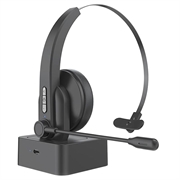 Enöra Bluetooth-Headset med Mikrofon och Laddningsbas OY631 - Svart