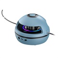 Hopprepsmaskin med Bluetooth-högtalare och LED-ljus - Blå