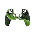 Skyddsfodral i mjuk silikon för PS5-handkontroll - kamouflagegrön