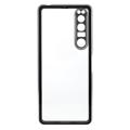 Sony Xperia 1 IV Magnetiskt Skal med Härdat Glas - Silver