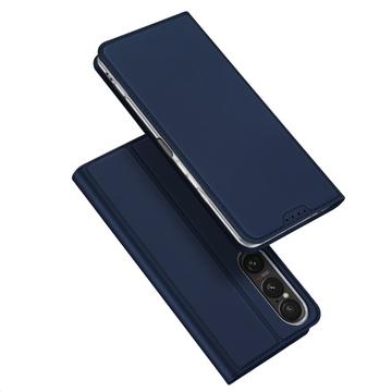 Sony Xperia 1 VII Dux Ducis Skin Pro Flipfodral - Blå