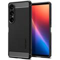 Sony Xperia 1 VII Spigen Rugged Armor TPU Skal - Svart