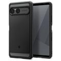 Sony Xperia 10 VII Spigen Rugged Armor TPU Skal - Svart