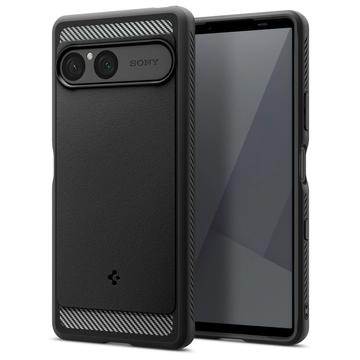 Sony Xperia 10 VII Spigen Rugged Armor TPU Skal - Svart