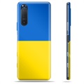 Sony Xperia 5 II TPU-Skal Ukrainska Flaggan - Gul och ljusblå