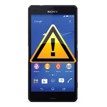 Sony Xperia Z3 Compact Bak Skal Reparation - Svart