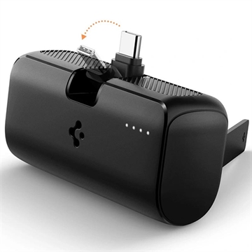 Spigen EA2205 Bärbar USB-C Powerbank 5000mAh/22.5W - Svart