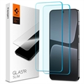 Spigen Glas.tR Slim Xiaomi 13/14 Skärmskydd - 9H - 2 St.