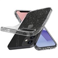 Spigen Liquid Crystal Glitter iPhone 12 Mini Skal - Genomskinlig