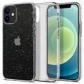 Spigen Liquid Crystal Glitter iPhone 12 Mini Skal - Genomskinlig