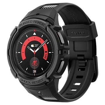 Spigen Rugged Armor Pro Samsung Galaxy Watch4 Classic TPU-skal - 42mm - Grafitgrå