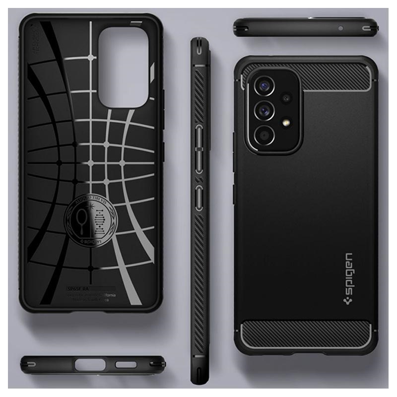 Spigen Rugged Armor Samsung Galaxy A53 5G TPU Skal Svart