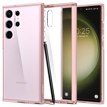 Spigen Ultra Hybrid Samsung Galaxy S23 Ultra 5G Skal - Rosa