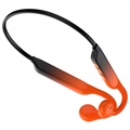 Sports Bluetooth 5.0 Air Conduction Hörlurar K9 - Orange / Svart