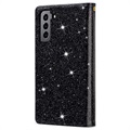 Starlight Series Samsung Galaxy S22 5G Plånboksfodral - Svart