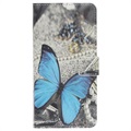 Style Series iPhone 11 Plånboksfodral - Blå Fjäril