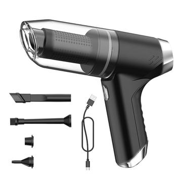 Suitu ST-6617C Handhållen dammsugare för bil/hem - Svart