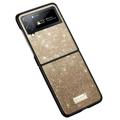 Sulada Celebrity Serie Samsung Galaxy Z Flip4 5G Hybridskal - Guld