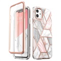 Supcase Cosmo iPhone 11 Hybrid Skal - Rosa Marmor