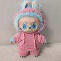Sweatsuit Klädset Labubu Doll 17cm - Rosa