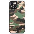 Camouflage Serie iPhone 14 Plus Hybrid Skal - Grön