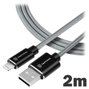 Tactical Fast Rope Laddningskabel - USB-A/Lightning - 1m