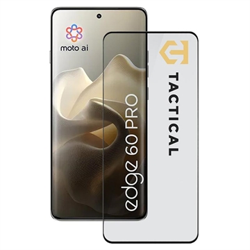 Motorola Edge 60 Pro Tactical Glass Shield 5D skärmskydd av härdat glas - svart kant