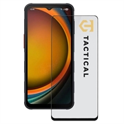 Samsung Galaxy Xcover7 Pro Tactical Glass Shield 5D skärmskydd av härdat glas - svart kant