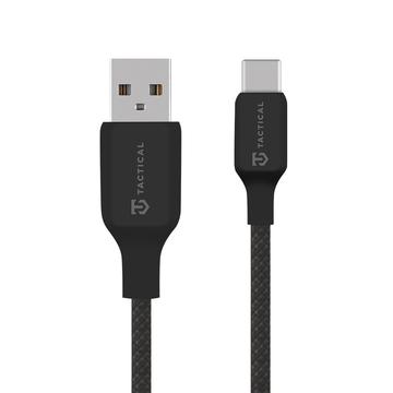 Tactical Stitch Thread USB-A / USB-C-kabel - 1m, 15W - Svart