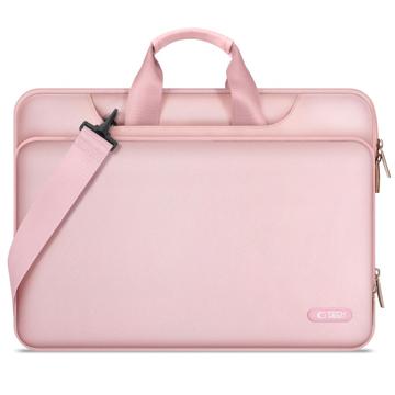 Tech-Protect Laptop-väska med fickor - 13"-14" - Rosa