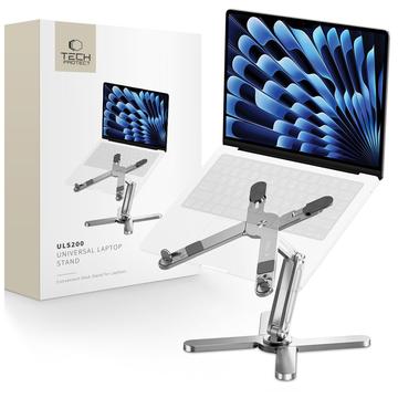 Tech-Protect ULS200 Universal bärbar stativ - Justerbart ergonomiskt aluminiumstativ - Silver