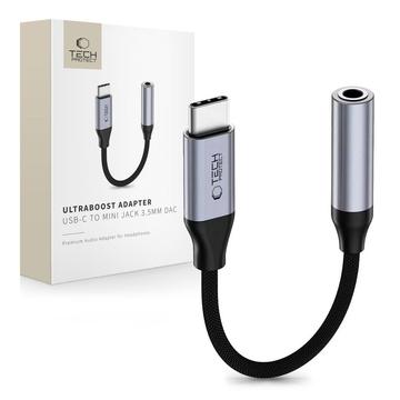 Tech-Protect UltraBoost-adapter USB-C/3.5mm-uttag DAC