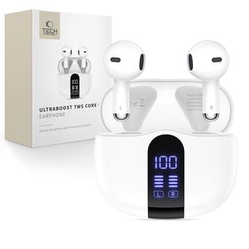 Tech-Protect UltraBoost TWS Core G2 trådlösa hörlurar med LED-display