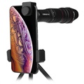 Teleskopiskt Kameraobjektiv med Tripod - 50X Optisk Zoom - Svart