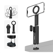 Telesin P1-HSS-02 MagSafe-hållare för vlogging med Bluetooth-fjärrkontroll - Svart